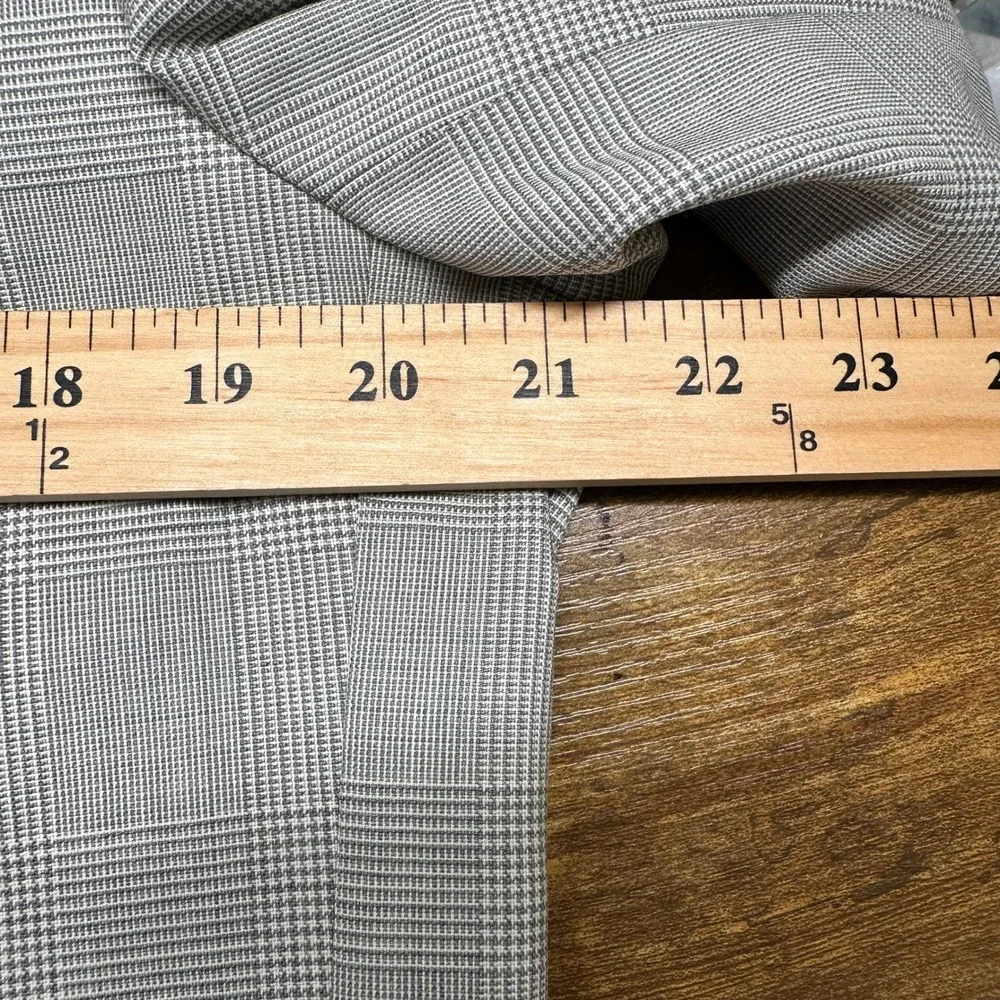 J.Crew Kenmare Blazer Italian Organic Wool‎ Marzotto Grey Glen Plaid Suit Jacket
